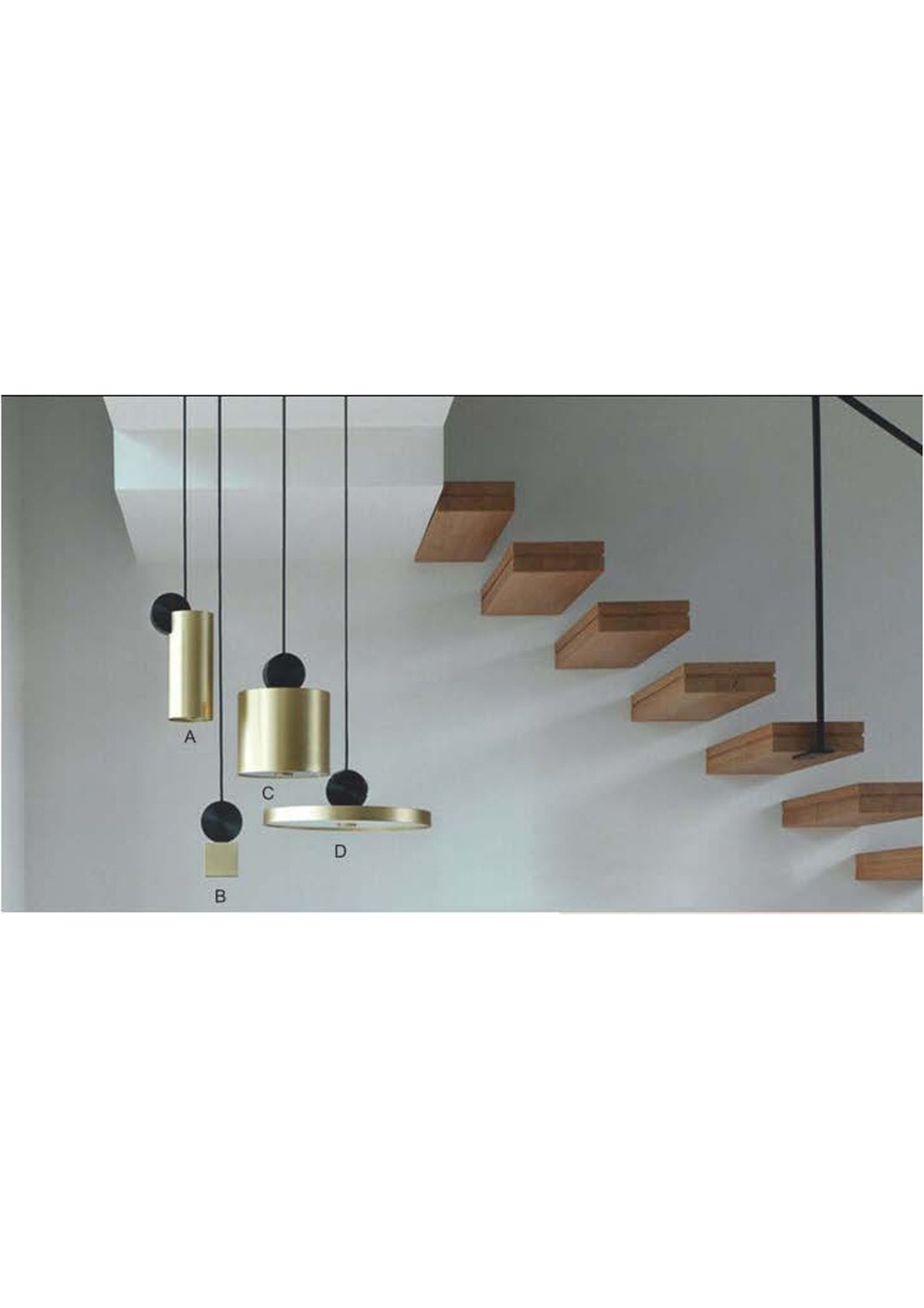 Beyond Lights - Gold Pendant Light- GL